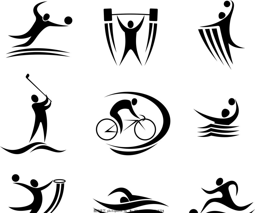 運動小人圖標圖片