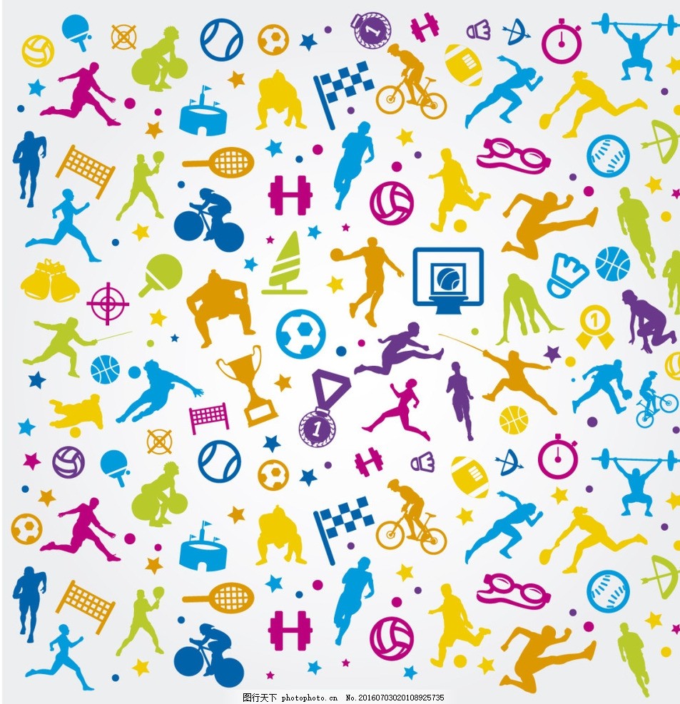 運動剪影 奧運精神與體育藝術(shù)的融合