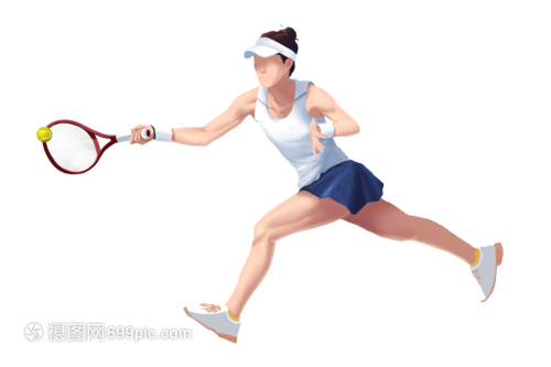 網球運動員 體育運動的精英代表